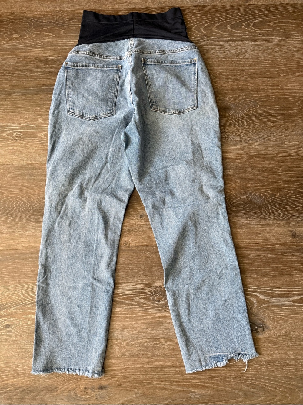 Old Navy Black Maternity Boyfriend Jeans